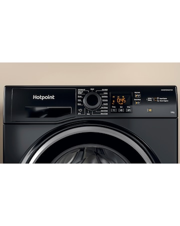 Hotpoint NSWM 1046 BS UK 10kg, 1400rpm, Washing Machine - Black + Install