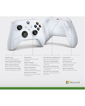 Xbox Wireless Controller Robot White