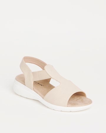 Cushion Walk Elastic Sandal EEEEE Fit