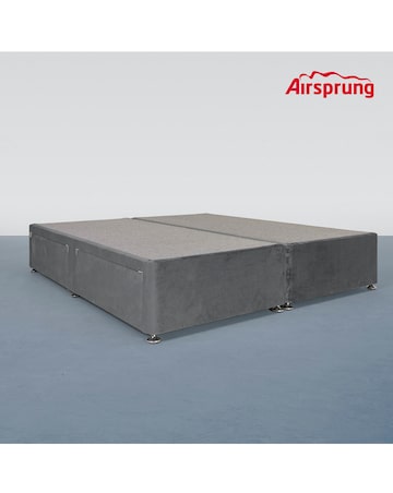 Airsprung Velvet Divan Base with 4 Drawers