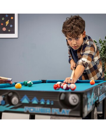 Power Play Pool 3ft Folding Games Table