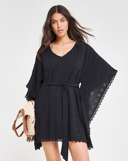 Beach To Beach Broderie Beach Kaftan