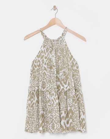 Crinkle Halter Top
