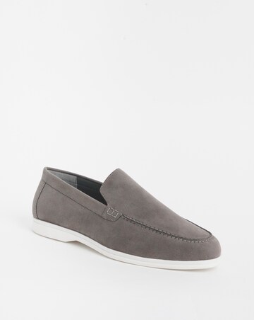Suede Look Loafer Wide