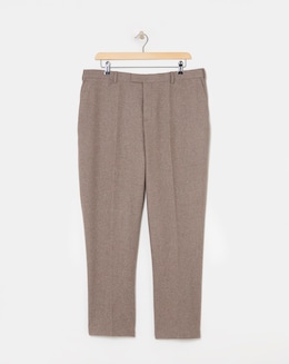 Oatmeal Donegal Regular Fit Suit Trouser