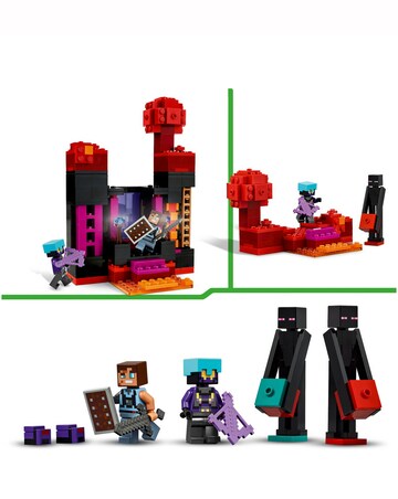 LEGO Minecraft The Enderman Tower Building Toy for Kids, Gamer Gift 21279