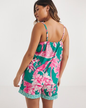 Printed Cami And Short Pyjama Set