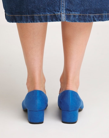 Orlia Block Heel Court Shoe - Extra Wide Fit (EEE)