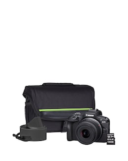 Canon EOS R100 APS-C Mirrorless Camera inc 128GB SD Card &amp; Kit - Black