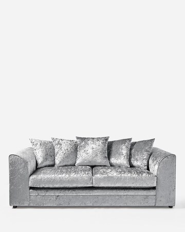 Chicago Crushed Velvet 3 Seater Sofa
