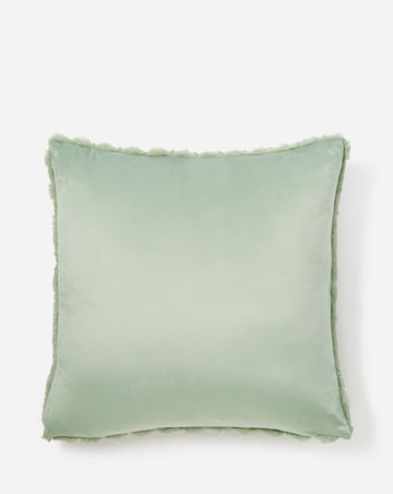 Scallop Faux Fur Cushion
