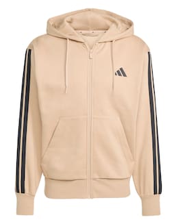 adidas 3 Stripes Full Zip Fleece Hoodie