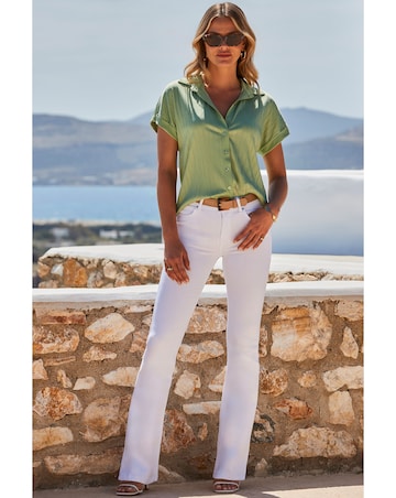 Sosandar Plisse Sleeveless Shirt