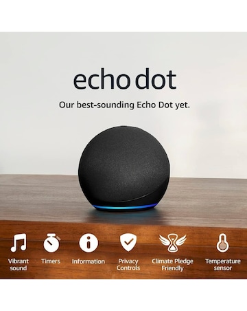 Amazon Echo Dot (5th Gen 2022) Smart Speaker with Ring Video Doorbell