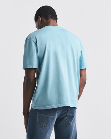Union Garment Dyed Relaxed Fit T-Shirt- Washed Blue