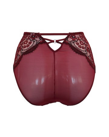 Pour Moi Hollywood High Waist Control Knicker Burgundy