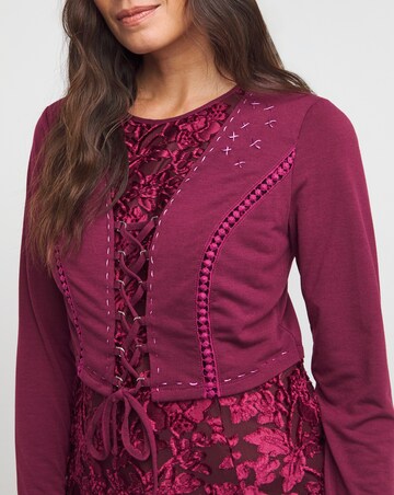 Joe Browns Berry Merry Devore Tunic