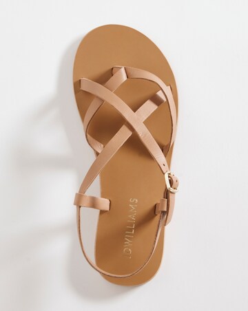 Leather Gladiator Style Sandal EEE Fit