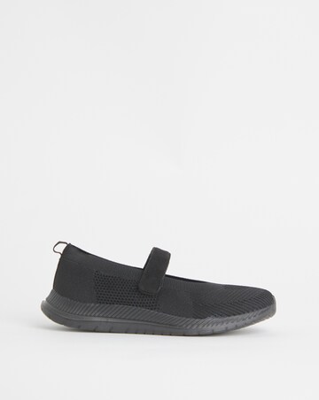 Cushion Walk Black Mary Jane Leisure- Extra Wide Fit (EEE)