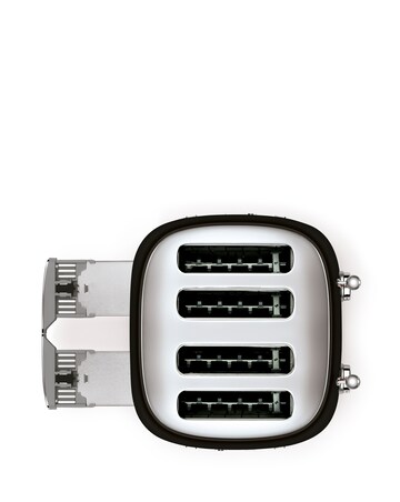 Smeg TSF03 4 Slice Black Toaster