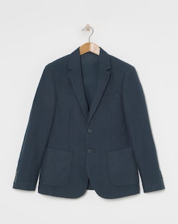 Seersucker Cotton Suit Jacket