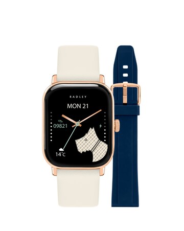 Radley Series 56 Dual Strap Smart Watch - Salt Leather/Ink Silicone