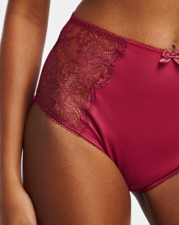 Pretty Secrets (2 Pack) Ella Lace Full Brief Knickers Mink/Rust