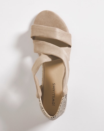 Sonya Multi Strap Espadrille Wide E Fit