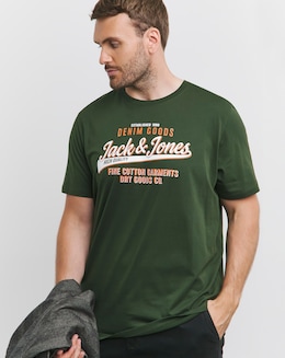 Jack &amp; Jones Short Sleeve Logo T-Shirt
