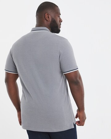 Jack & Jones Premium Paulos Tipped Polo - Grey