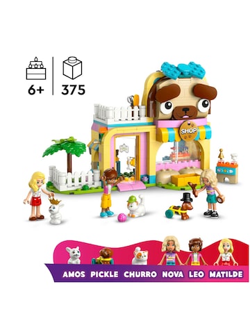 LEGO Friends Pet Accessories Shop Set with Animal Toys 42650