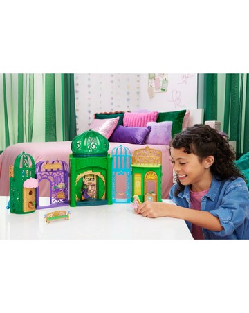 Wicked Emerald City Small Doll Playset with 5 Play Spaces & 15 Accessories