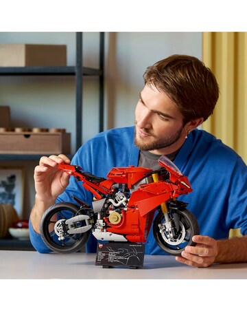 LEGO Technic Ducati Panigale V4 S Motorcycle Model Building Set 42202