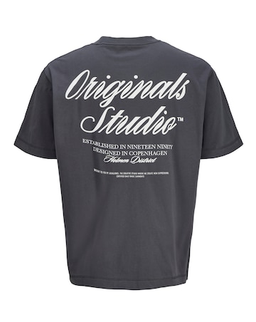 Jack & Jones Norrebro Back Graphic T-Shirt - Grey