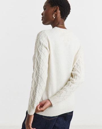 Ivory Cable Jumper