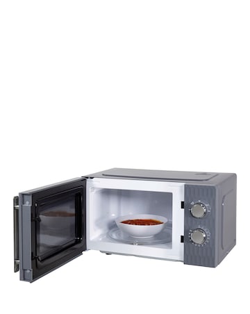 Russell Hobbs RHMM715G 17Litre Textured Honeycomb Manual Microwave- Grey