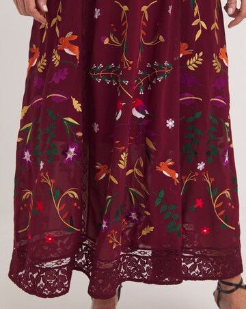 Joe Browns Enchanted Occasion Forset Embroidered Maxi Dress