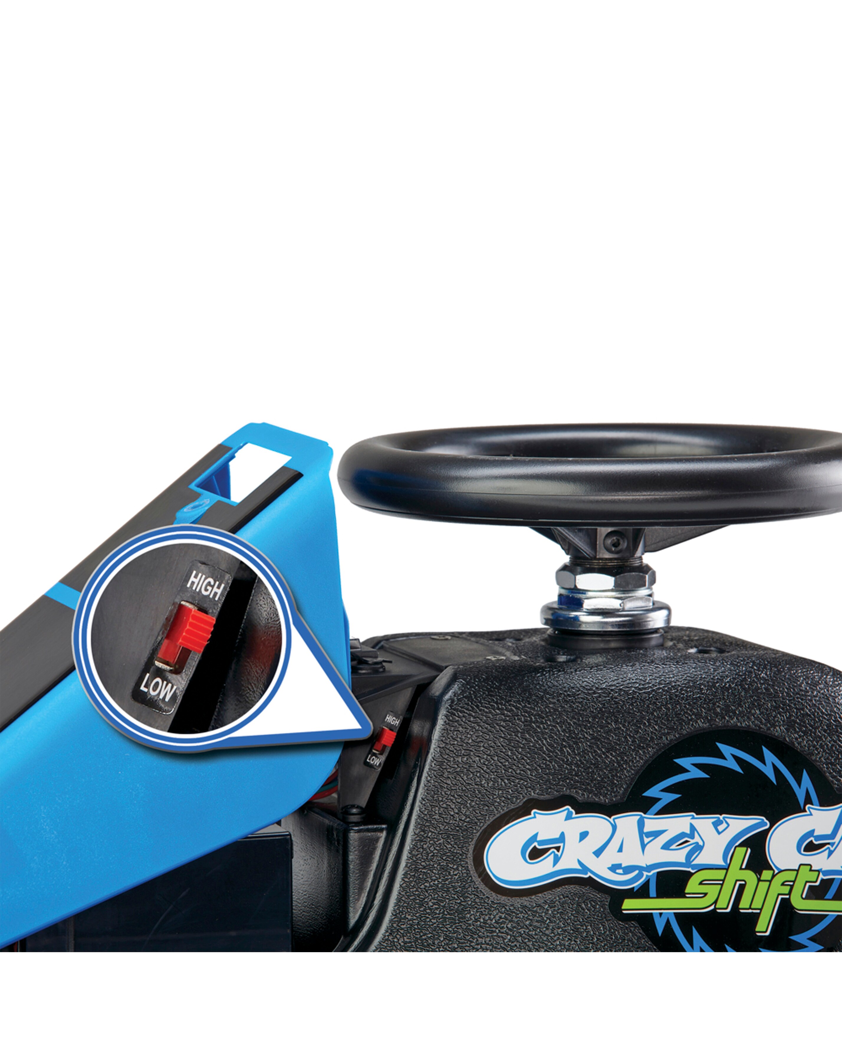 Razor Crazy Cart Shift 12V Drift Car - Blue | Premier Man