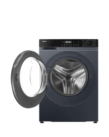 Haier X5 HW100-BP14357GUUK 10kg WiFi Washer 1400rpm Graphite Install