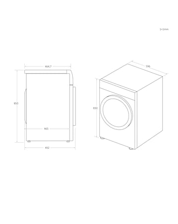 Candy Smart Pro BCTDH7A1TE-80 Integrated WiFi 7kg Heat Pump Dryer White Install