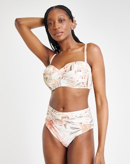 MAGISCULPT Medium Control Twist Front High Waist Bikini Bottoms