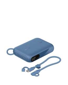 Belkin BoostCharge 20w 10,000 mAh Power Bank with Display - Blue