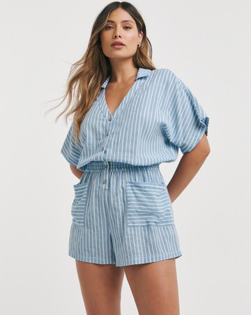 Cheese Cloth Beach Playsuit