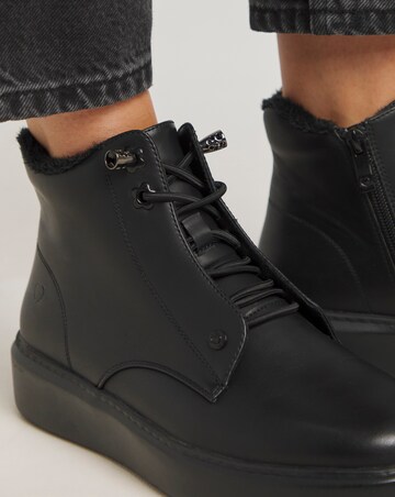 Heavenly Feet Petra Lace Up Boot Wide E Fit
