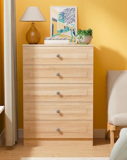 Richmond Ready Assembled 5 Drawer Chest