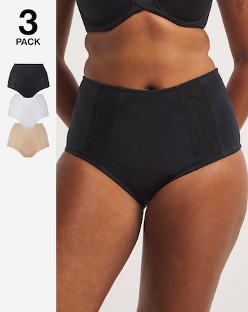 MAGISCULPT Firm Control 3 Pack Tummy Control Midi Knickers