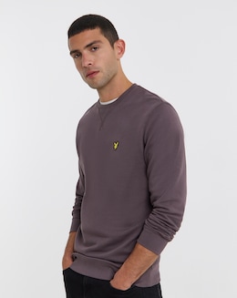 Lyle & Scott Classic Crew Neck Sweatshirt-Espresso