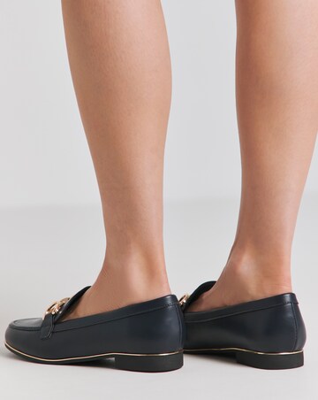Vanessa Trim Loafer With Rand Detailing - Wide Fit (E)