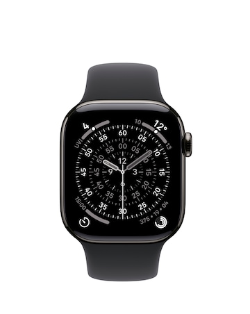Apple Watch Series 11 GPS 42mm - Jet Black Aluminium/Black Sport Band - M/L