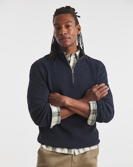Fisherman 1/4 Zip Knitted Jumper